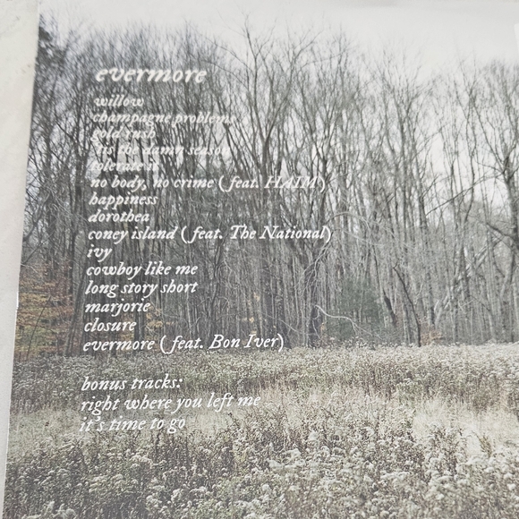 Taylor Swift Evermore Green Vinyl Edition - Picture 3 of 4